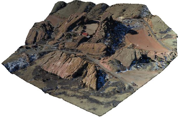How is the visualisation of geospatial data done?