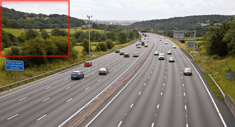 Object detection in large panorama images