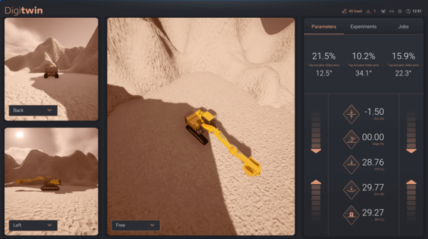 Custom Unreal Engine split screen layout with three viewports.