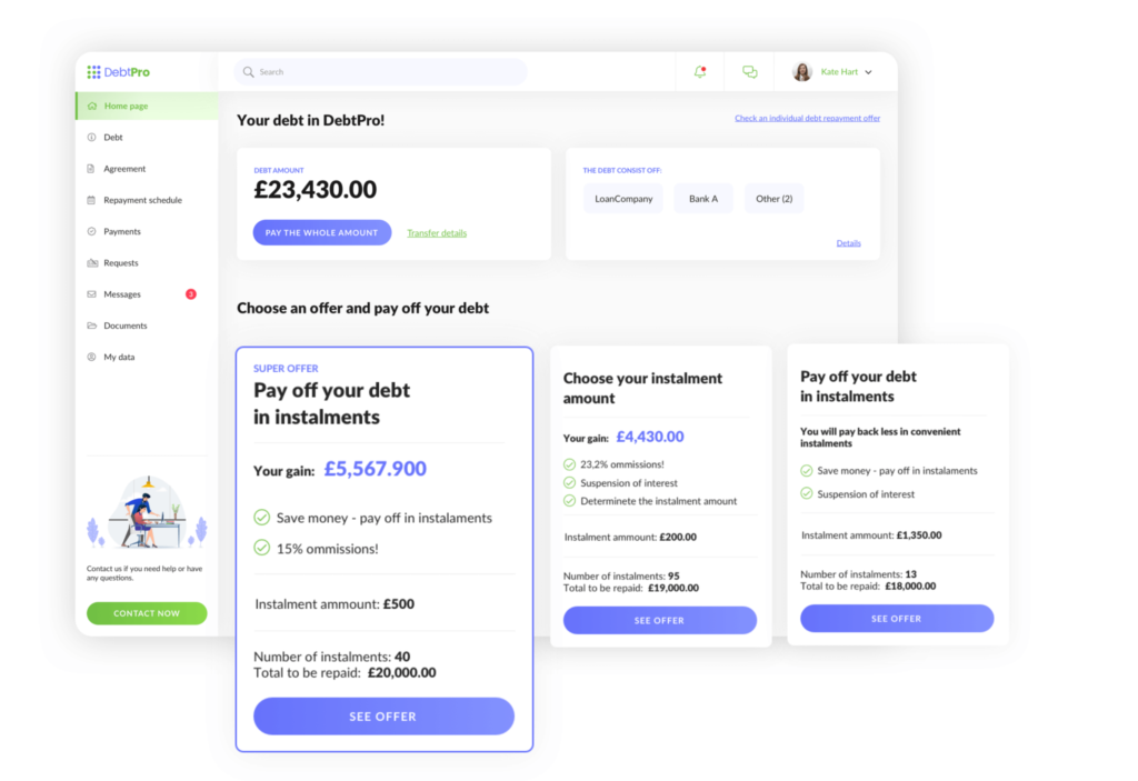 DebtPro - efficient debt collection